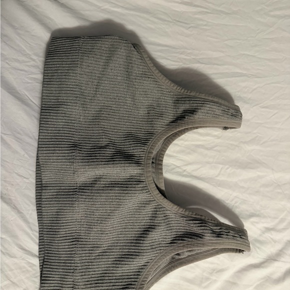 Torrid Gray Ribbed Bra - Picture 2 of 4